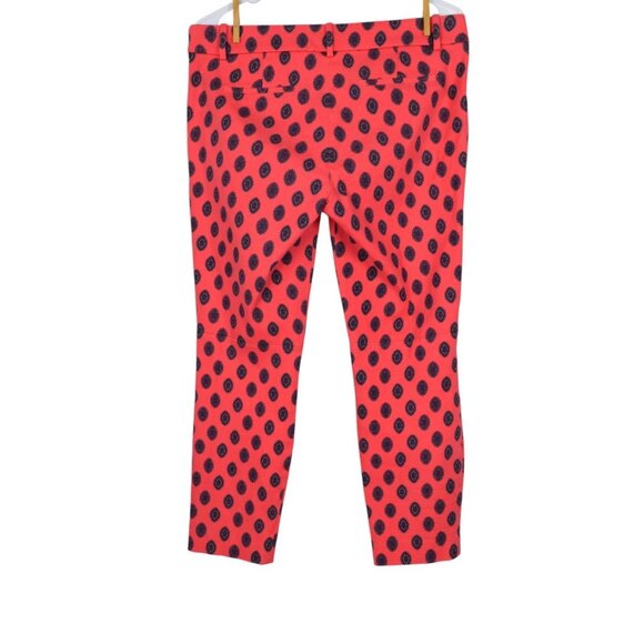 J.CREW MINNIE MEDALLION PRINT CROP ANKLE PANTS - Picture 5 of 8